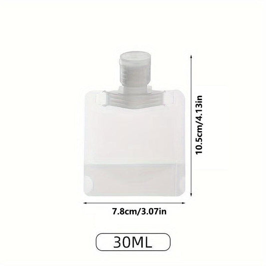 Travel Containers 30ml 50ml 100ml Leak Proof Refillable Liquid Bags Bottles