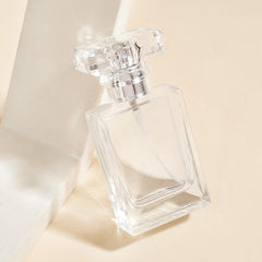 Clear Glass Spray Perfume Bottle - Refillable and Eco Friendly