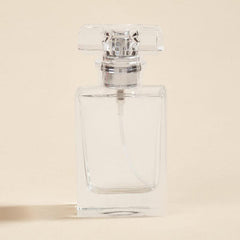 Clear Glass Spray Perfume Bottle - Refillable and Eco Friendly