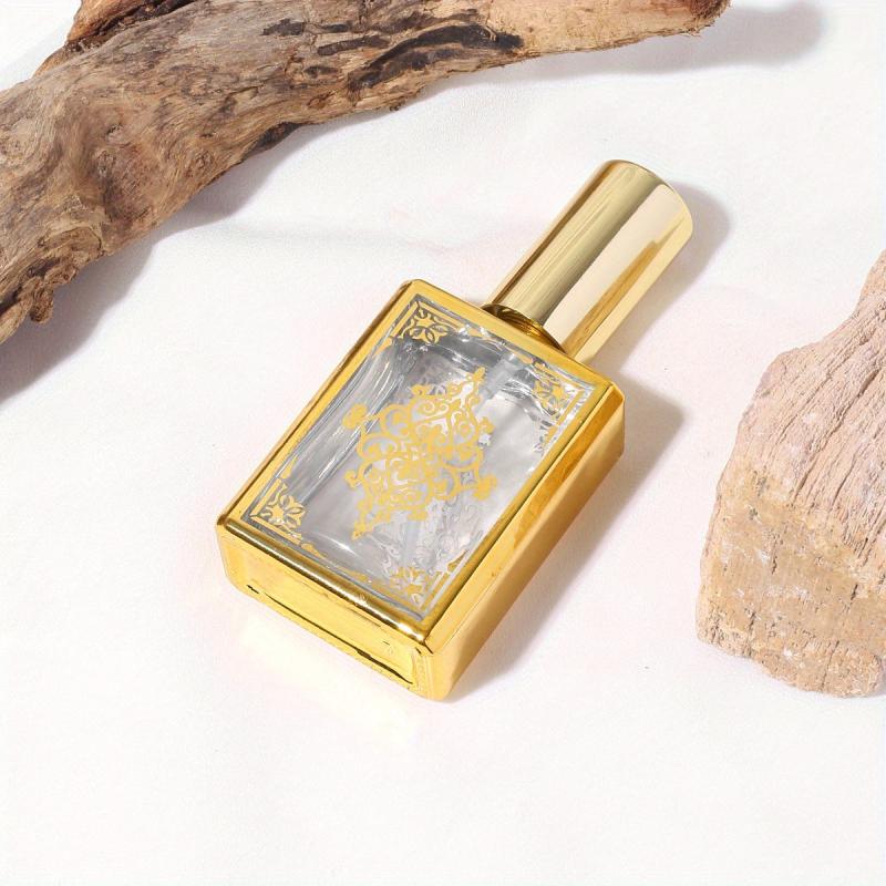 15ml Portable Perfume Spray Bottle - Square Glass Atomizer