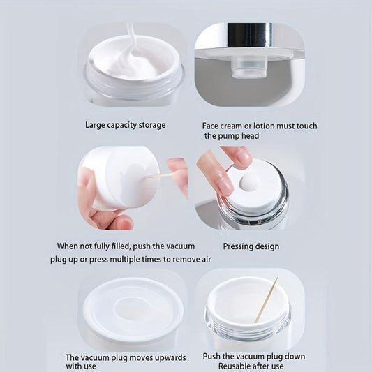 30g Airless Cosmetic Container Cream Jar Vacuum Bottle
