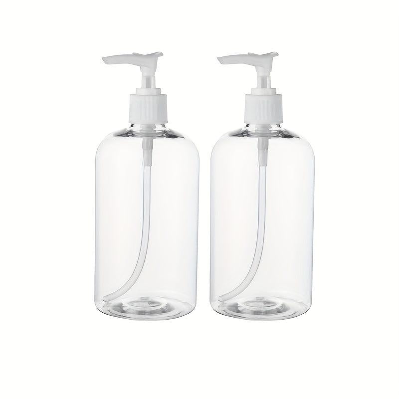 2 Pack 16oz BPA-Free Pump Bottles for Shampoo Lotion Soap Refill