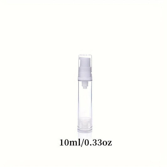 3pcs Airless Pump Bottles For Lotion & Cream Leakproof 5ml 10ml 15ml