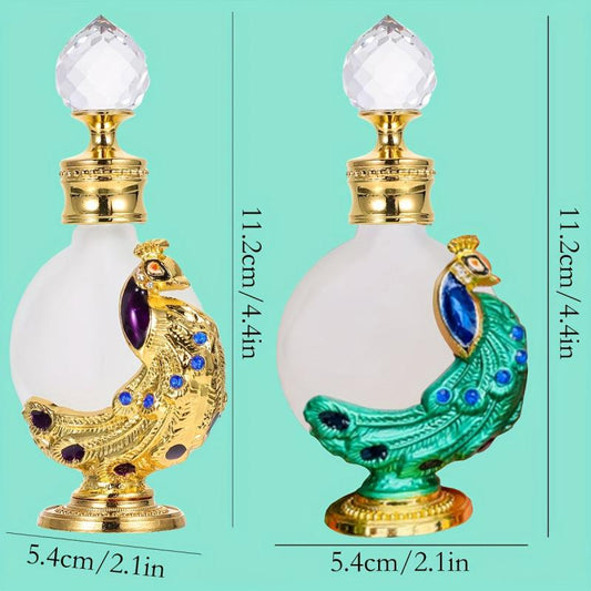 Peafowl Vintage Refillable Perfume Bottle 12ml