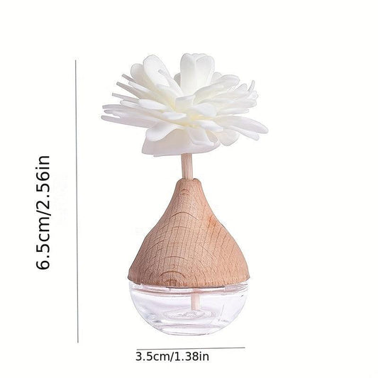 Flower Decor Car Air Vent Aromatherapy Bottle