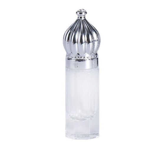Vintage Glass Perfume Roller Bottle Crown Cap Essential Oil Travel Access