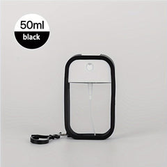 Refillable Portable Spray Bottle with Keychain for Hand Sanitizer and Fragrance