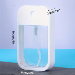 Refillable Portable Spray Bottle with Keychain for Hand Sanitizer and Fragrance