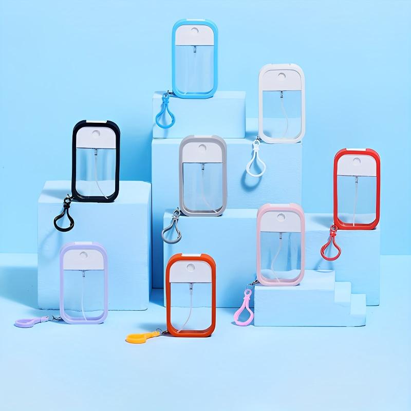 Refillable Portable Spray Bottle with Keychain for Hand Sanitizer and Fragrance