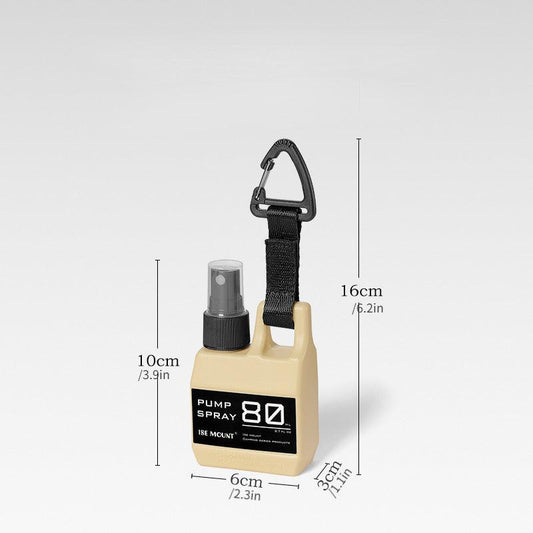 80ml Portable Spray Bottle with Hook for Camping