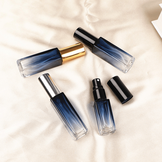 4pcs Mini Glass Spray Bottles 10ml Refillable Atomizer for Essential Oils Travel