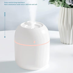 Quiet 220ml Portable Mini Humidifier for Bedroom Travel Office