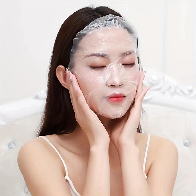 200 Pcs DIY Face Mask Disposable Film Moisture Retention Wrapped Paper