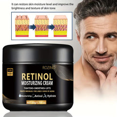 Men's Retinol Moisturizing Cream for Wrinkles & Fine Lines