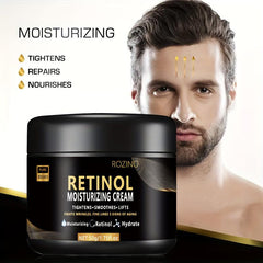 Men's Retinol Moisturizing Cream for Wrinkles & Fine Lines