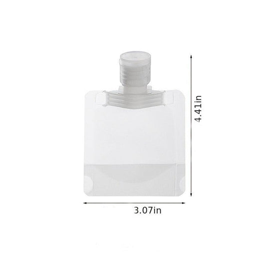 Leak Proof Travel Shampoo Bottles with Lids Portable Makeup Packing Bag