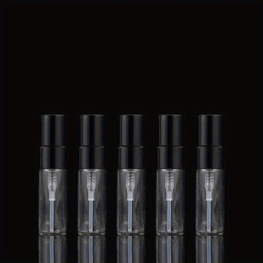 5pcs Mini Spray Bottles Clear Refillable Perfume Glass Bottle For Travel