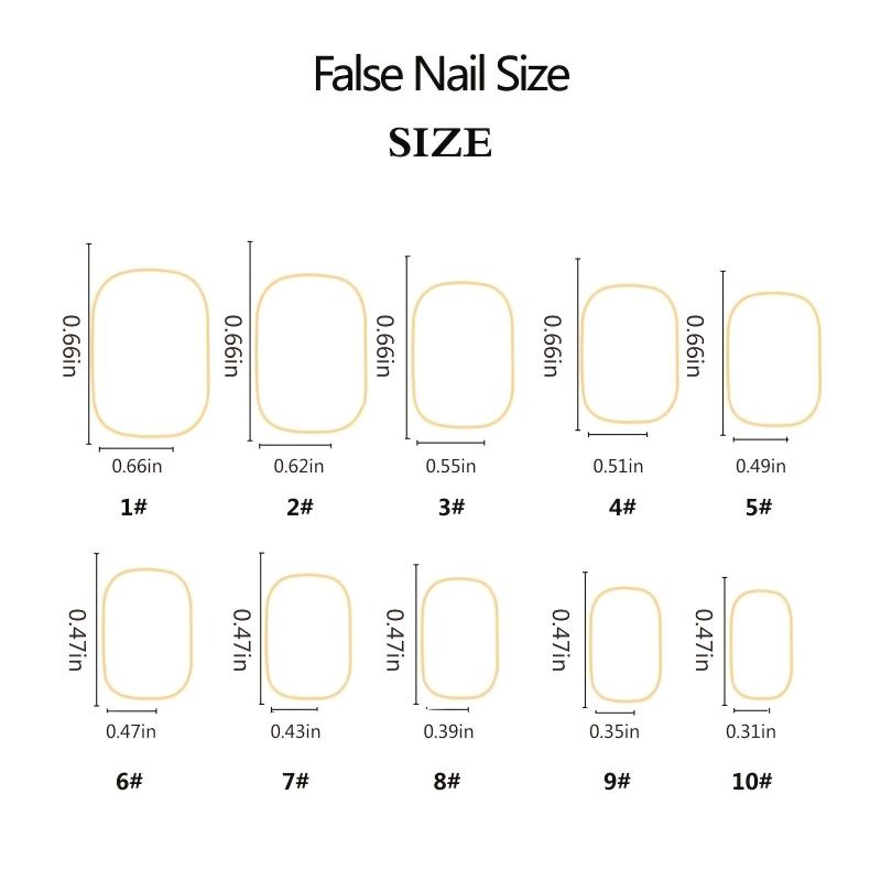 24 pcs Pink Cloudy Press On Nails Easy to Apply and Remove False Nails