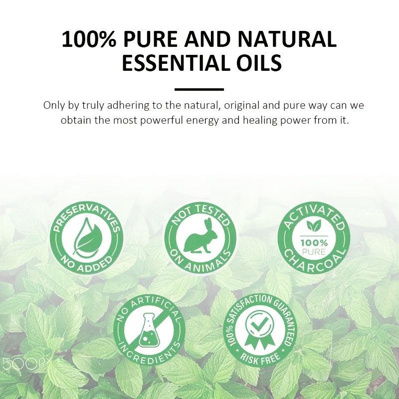 100ml Peppermint Essential Oil 100% Natural for Massage Skin Care Aromatherapy