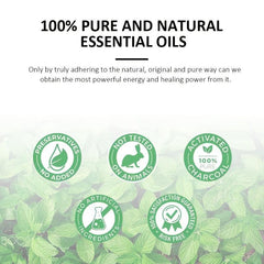 100ml Peppermint Essential Oil 100% Natural for Massage Skin Care Aromatherapy