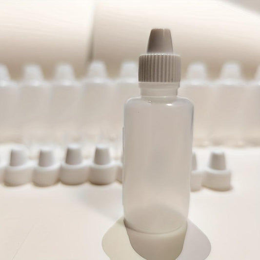 10pcs Clear 25ml Squeezable Eye Drop Bottle for Tattoo Medicine and Ink