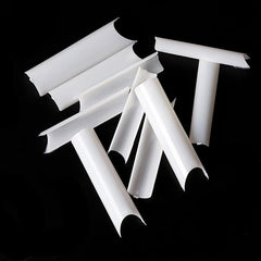500 Pcs Extra Long C Pipe Style Acrylic Nail Art Tips