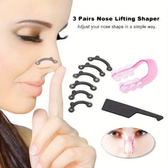 3 Pair Nose Up Lifting Shaper Massage Tool Invisible No Pain Nose Shaping