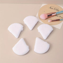 5pcs Loose Powder Puff Triangle Band Handle Sponge Puff for Face Corners