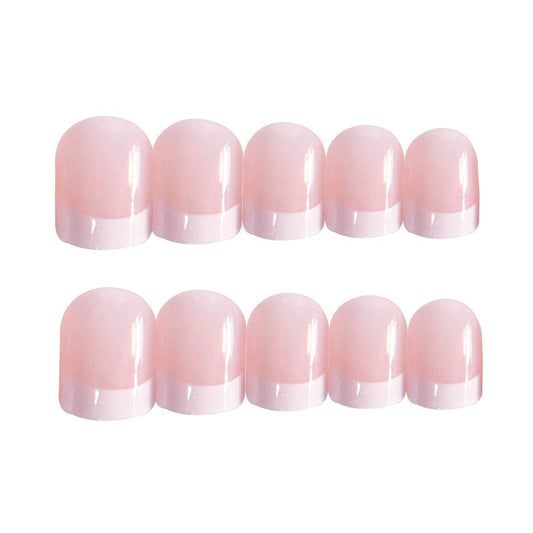 Pink Square Press On Nails Full Coverage Reusable Acrylic False Nails