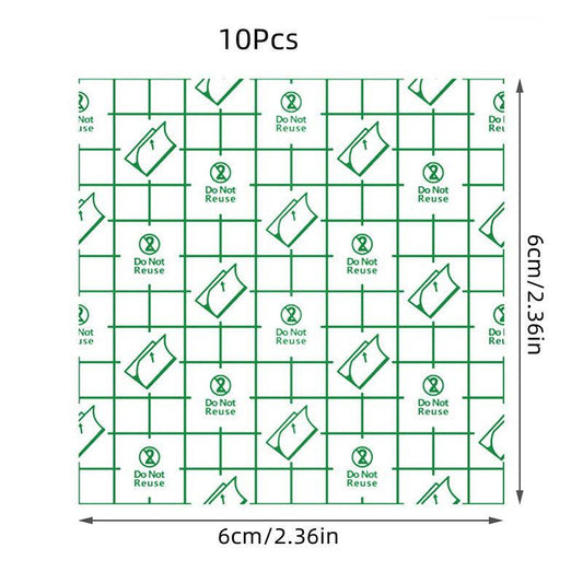 100Pcs Disposable Waterproof Makeup Hand Palettes Adhesive Cosmetic DIY Tool