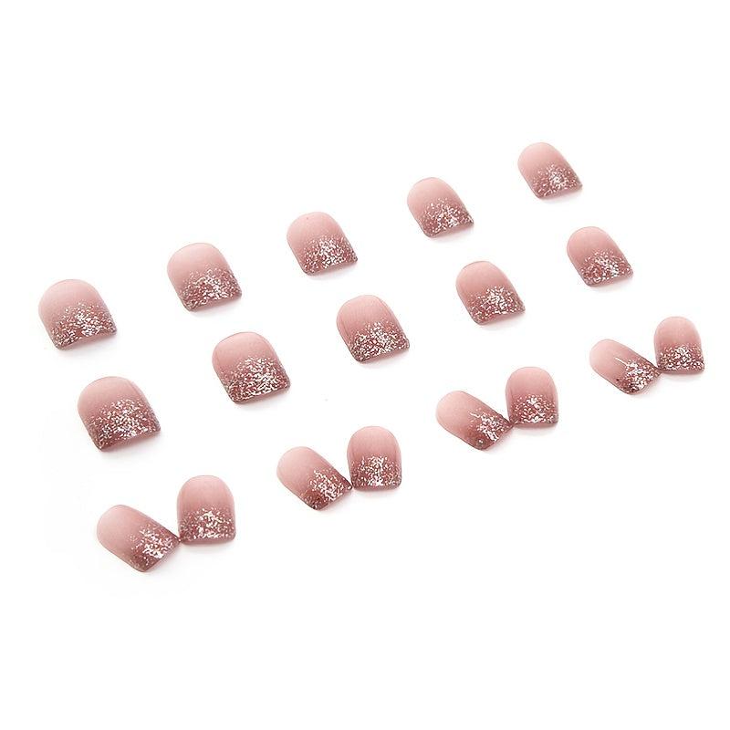 Glittering Press On Nails Full Cover Acrylic Nails
