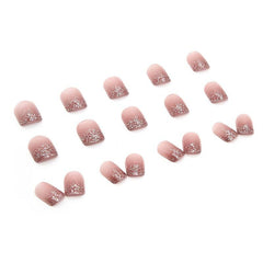 Glittering Press On Nails Full Cover Acrylic Nails