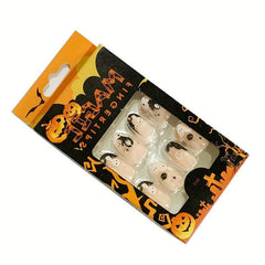 24pcs Jiaruo Y2K Halloween Clouds Ghost Sky Press On Nails