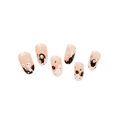 24pcs Jiaruo Y2K Halloween Clouds Ghost Sky Press On Nails