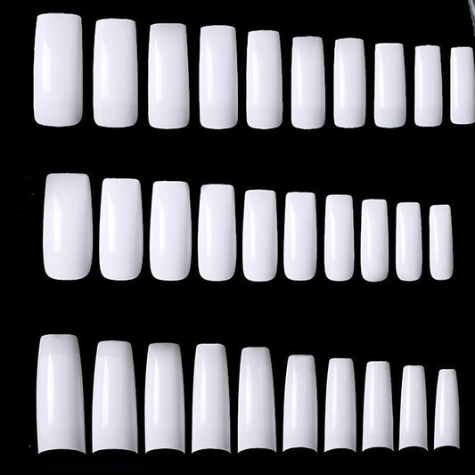 500pcs Soft Gel Nail Tips Pre Shaped False Nail