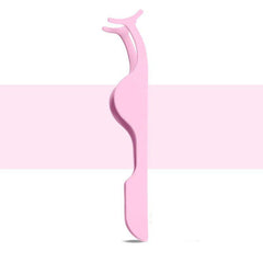 Lash Tweezers Pink Rose Red Beauty Eye Lash Makeup Tools