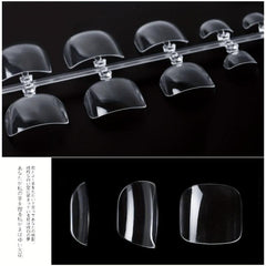 240pcs Clear Press On Toenails Soft Gel Full Cover Toe Nail Tips