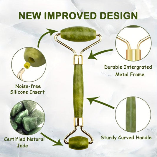 Jade Face Roller Healing Crystal Skin Care Tools Self Care Natural Skincare