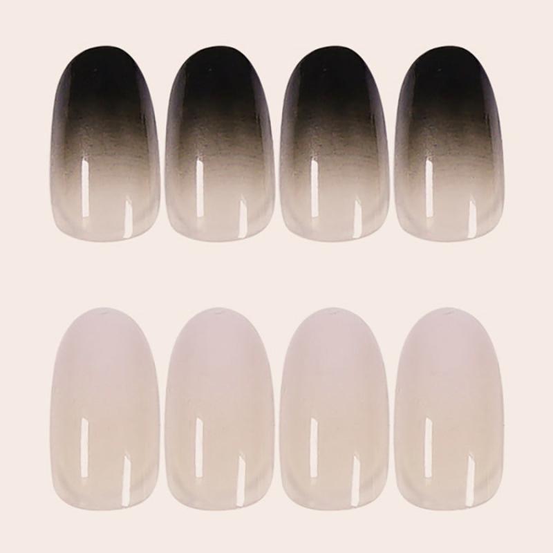 24pcs Gradient Nail Patches for Stylish Nail Art