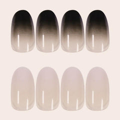 24pcs Gradient Nail Patches for Stylish Nail Art