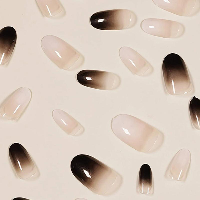 24pcs Gradient Nail Patches for Stylish Nail Art