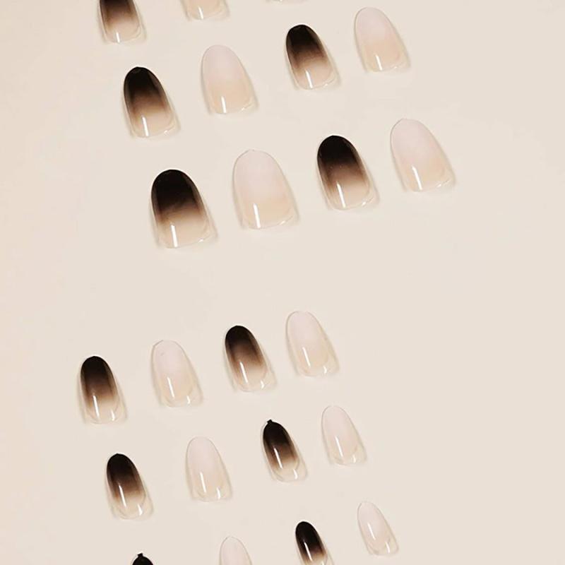 24pcs Gradient Nail Patches for Stylish Nail Art