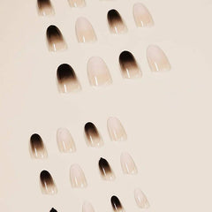 24pcs Gradient Nail Patches for Stylish Nail Art