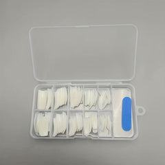 100pcs Soft Gel Nail Tips Medium Square Shaped False Nail Tips
