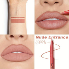 SACE LADY Velvet Mousse Lip Liner & Brush - Highly Pigmented Lip Makeup