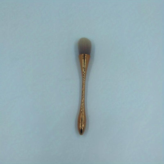 Soft Hair Loose Powder Brush with Rose Golden Handle