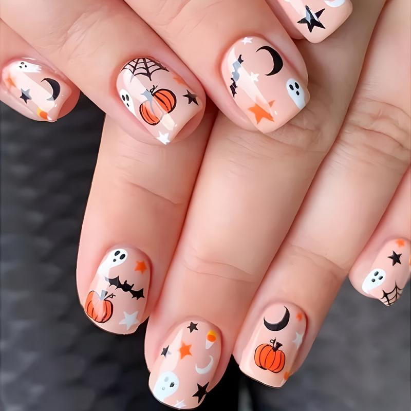 Halloween Press On Nails Set
