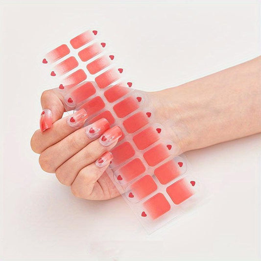 Glitter Nail Wraps Self Adhesive Nail Stickers for Nail Art