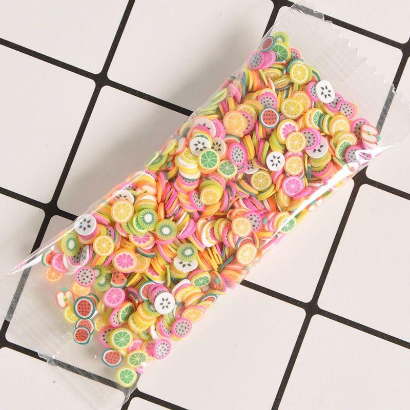 Fruit Shape Polymer Clay Slices for DIY Nail Art and Jewelry