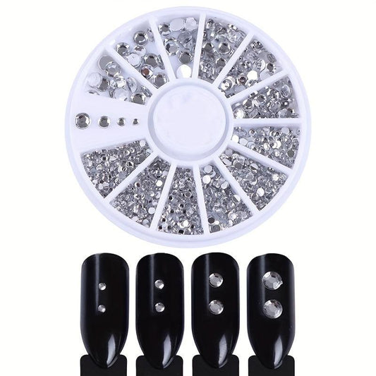 12 Grids Mixed Nail Art Decoration Kit
